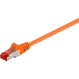 goobay CAT 6-5000 SSTP PIMF 50.0m cavo di rete Arancione 50 m arancione , 50 m, Arancione