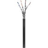 goobay CAT 6 S/FTP 100m cavo di rete Nero Cat6 S/FTP (S-STP) Nero, 100 m, Cat6, S/FTP (S-STP)