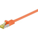 goobay RJ-45 CAT7 0.25m cavo di rete Arancione 0,25 m S/FTP (S-STP) arancione , 0,25 m, Cat7, S/FTP (S-STP), RJ-45, RJ-45