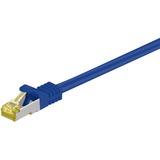 goobay RJ-45 CAT7 0.25m cavo di rete Blu 0,25 m S/FTP (S-STP) blu, 0,25 m, Cat7, S/FTP (S-STP), RJ-45, RJ-45