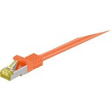 goobay RJ-45 CAT7 3m cavo di rete Arancione S/FTP (S-STP) arancione , 3 m, Cat7, S/FTP (S-STP), RJ-45, RJ-45