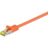 goobay RJ-45 CAT7 5m cavo di rete Arancione S/FTP (S-STP) arancione , 5 m, Cat7, S/FTP (S-STP), RJ-45, RJ-45