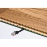 goobay V-UTP6005S-FLAT cavo di rete Nero 0,5 m Cat6 U/UTP (UTP) Nero, 0,5 m, Cat6, U/UTP (UTP), RJ-45, RJ-45, Nero