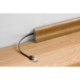 goobay V-UTP6005S-FLAT cavo di rete Nero 0,5 m Cat6 U/UTP (UTP) Nero, 0,5 m, Cat6, U/UTP (UTP), RJ-45, RJ-45, Nero