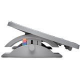 Kensington Poggiapiedi ergonomico SmartFit® SoleMate™ Pro Elite grigio, Grigio, 0 - 18°, 9 cm, 12 cm, 2,3 kg