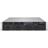 Supermicro SuperServer 6029P-TRT Intel C622 LGA 3647 (Socket P) Armadio (2U) Nero Nero, Intel C622, LGA 3647 (Socket P), 10,4 GT/s, DDR4-SDRAM, 2000 GB, 512 GB