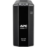 APC BR650MI gruppo di continuità (UPS) A linea interattiva 0,65 kVA 390 W 6 presa(e) AC Nero, A linea interattiva, 0,65 kVA, 390 W, Sinusoidale, 176 V, 294 V