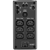 APC BR900MI gruppo di continuità (UPS) A linea interattiva 0,9 kVA 540 W 6 presa(e) AC Nero, A linea interattiva, 0,9 kVA, 540 W, Sinusoidale, 176 V, 294 V