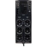 APC Back-UPS Pro gruppo di continuità (UPS) A linea interattiva 1,5 kVA 865 W 6 presa(e) AC Nero, A linea interattiva, 1,5 kVA, 865 W, Sinusoidale, 156 V, 300 V, Vendita al dettaglio