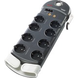 APC Performance SurgeArrest 8 Outlets w/ Phone / Coax Protection 230V Germany Nero 8 presa(e) AC 2,44 m, Ciabatta 2500 J, 8 presa(e) AC, Tipo F, 230 V, 50 - 60 Hz, 10 A