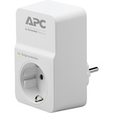 APC SurgeArrest Bianco 1 presa(e) AC 230 V bianco, 918 J, 1 presa(e) AC, Tipo F, 230 V, 50 Hz, 13000 A
