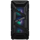 ASUS TUF Gaming GT301 Midi Tower Nero Nero, Midi Tower, PC, Nero, ATX, micro ATX, Mini-ATX, Acrilonitrile butadiene stirene (ABS), Acciaio, Vetro temperato, 16 cm