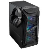 ASUS TUF Gaming GT301 Midi Tower Nero Nero, Midi Tower, PC, Nero, ATX, micro ATX, Mini-ATX, Acrilonitrile butadiene stirene (ABS), Acciaio, Vetro temperato, 16 cm