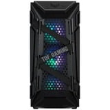 ASUS TUF Gaming GT301 Midi Tower Nero, Chassis Tower Nero, Midi Tower, PC, Nero, ATX, micro ATX, Mini-ATX, Acrilonitrile butadiene stirene (ABS), Acciaio, Vetro temperato, 16 cm
