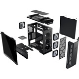 ASUS TUF Gaming GT501 Midi Tower Nero Nero, Midi Tower, PC, Nero, ATX, EATX, micro ATX, Mini-ITX, Plastica, Giocare