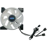 AZZA 4 X HURRICANE II DIGITAL RGB FAN 120mm + Digital RF Remote Nero