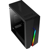 Aerocool Bolt Midi Tower Nero Nero, Midi Tower, PC, Nero, ATX, micro ATX, Mini-ITX, Acrilico, Giocare