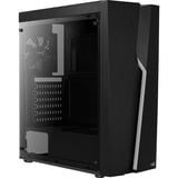 Aerocool Bolt Midi Tower Nero, Chassis Tower Nero, Midi Tower, PC, Nero, ATX, micro ATX, Mini-ITX, Acrilico, Giocare