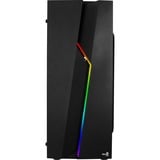 Aerocool Bolt Midi Tower Nero, Chassis Tower Nero, Midi Tower, PC, Nero, ATX, micro ATX, Mini-ITX, Acrilico, Giocare