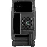 Aerocool CS-103 Mini Tower Nero, Chassis Tower Nero, Mini Tower, PC, Nero, micro ATX, Mini-ITX, Acrilonitrile butadiene stirene (ABS), SPCC, 15,6 cm