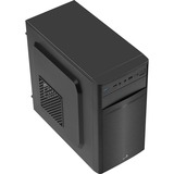 Aerocool CS-103 Mini Tower Nero, Chassis Tower Nero, Mini Tower, PC, Nero, micro ATX, Mini-ITX, Acrilonitrile butadiene stirene (ABS), SPCC, 15,6 cm