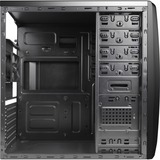 Aerocool CS‐1102 Midi Tower Nero, Chassis Tower Nero, Midi Tower, PC, Nero, ATX, micro ATX, Mini-ATX, Acciaio, 15 cm