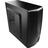 Aerocool CS‐1102 Midi Tower Nero, Chassis Tower Nero, Midi Tower, PC, Nero, ATX, micro ATX, Mini-ATX, Acciaio, 15 cm