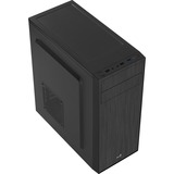 Aerocool CS-1103 Midi Tower Nero Nero, Midi Tower, PC, Nero, ATX, micro ATX, Mini-ITX, Acrilonitrile butadiene stirene (ABS), SPCC, 15,1 cm