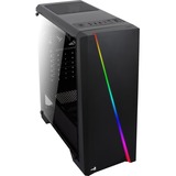 Aerocool Cylon Midi Tower Nero Nero, Midi Tower, PC, Nero, ATX, micro ATX, Mini-ITX, Acciaio, Giocare