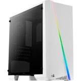 Aerocool Cylon Mini Mini Tower Bianco bianco/Nero, Mini Tower, PC, Bianco, micro ATX, Mini-ITX, Acciaio, Blu, Verde, Rosso