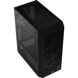 Aerocool Hive-G-BK-v1 Midi Tower Nero, Midi Tower, PC, ATX, micro ATX, Mini-ITX, Acrilonitrile butadiene stirene (ABS), SPCC, 15,7 cm, 31,7 cm