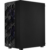 Aerocool Hive-G-BK-v1 Midi Tower Nero, Midi Tower, PC, ATX, micro ATX, Mini-ITX, Acrilonitrile butadiene stirene (ABS), SPCC, 15,7 cm, 31,7 cm