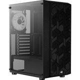 Aerocool Hive-G-BK-v3 Midi Tower Nero Nero, Midi Tower, PC, Nero, ATX, micro ATX, Mini-ITX, Acrilonitrile butadiene stirene (ABS), SPCC, 15,7 cm