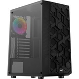 Aerocool Hive-G-BK-v3 Midi Tower Nero Nero, Midi Tower, PC, Nero, ATX, micro ATX, Mini-ITX, Acrilonitrile butadiene stirene (ABS), SPCC, 15,7 cm