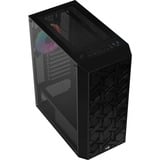 Aerocool Hive-G-BK-v3 Midi Tower Nero, Chassis Tower Nero, Midi Tower, PC, Nero, ATX, micro ATX, Mini-ITX, Acrilonitrile butadiene stirene (ABS), SPCC, 15,7 cm