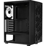 Aerocool Hive-G-BK-v3 Midi Tower Nero, Chassis Tower Nero, Midi Tower, PC, Nero, ATX, micro ATX, Mini-ITX, Acrilonitrile butadiene stirene (ABS), SPCC, 15,7 cm