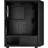 Aerocool Hive-G-BK-v3 Midi Tower Nero, Chassis Tower Nero, Midi Tower, PC, Nero, ATX, micro ATX, Mini-ITX, Acrilonitrile butadiene stirene (ABS), SPCC, 15,7 cm