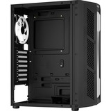 Aerocool Prime-G-BK-v2 Midi Tower Nero Nero, Midi Tower, PC, Nero, ATX, micro ATX, Mini-ITX, Acrilonitrile butadiene stirene (ABS), SPCC, Blu, Verde, Rosso