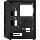 Aerocool Prime-G-BK-v2 Midi Tower Nero Nero, Midi Tower, PC, Nero, ATX, micro ATX, Mini-ITX, Acrilonitrile butadiene stirene (ABS), SPCC, Blu, Verde, Rosso