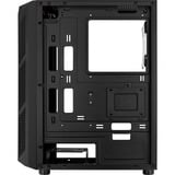 Aerocool Prime-G-BK-v2 Midi Tower Nero, Chassis Tower Nero, Midi Tower, PC, Nero, ATX, micro ATX, Mini-ITX, Acrilonitrile butadiene stirene (ABS), SPCC, Blu, Verde, Rosso