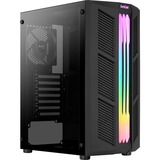 Aerocool Prime Nero Computer case, Chassis Tower Nero, PC, Nero, ATX, micro ATX, Mini-ITX, Acrilonitrile butadiene stirene (ABS), SPCC, Giocare, Blu, Verde, Rosso