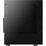 Aerocool Python Midi Tower Nero Nero, Midi Tower, PC, Nero, ATX, micro ATX, Mini-ITX, ABS sintetico, SPCC, Giocare