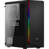 Aerocool RIFT computer case Midi Tower Nero Nero, Midi Tower, PC, Nero, ATX, micro ATX, Mini-ITX, SPCC, Giocare