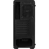 Aerocool RIFT computer case Midi Tower Nero Nero, Midi Tower, PC, Nero, ATX, micro ATX, Mini-ITX, SPCC, Giocare