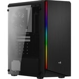 Aerocool RIFT computer case Midi Tower Nero, Chassis Tower Nero, Midi Tower, PC, Nero, ATX, micro ATX, Mini-ITX, SPCC, Giocare