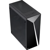 Aerocool Shard Midi Tower Nero Nero, Midi Tower, PC, Nero, ATX, micro ATX, Mini-ITX, Acrilonitrile butadiene stirene (ABS), SPCC, Giocare