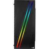 Aerocool Streak Midi Tower Nero, Chassis Tower Nero, Midi Tower, PC, Nero, ATX, micro ATX, Mini-ITX, Acrilonitrile butadiene stirene (ABS), SPCC, Multi