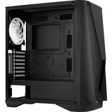 Aerocool Visor Midi Tower Nero Nero, Midi Tower, PC, Nero, ATX, EATX, micro ATX, Mini-ITX, Acrilonitrile butadiene stirene (ABS), SPCC, Acciaio, Giocare