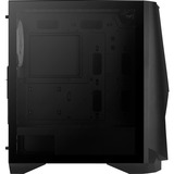 Aerocool Visor Midi Tower Nero Nero, Midi Tower, PC, Nero, ATX, EATX, micro ATX, Mini-ITX, Acrilonitrile butadiene stirene (ABS), SPCC, Acciaio, Giocare