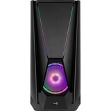 Aerocool Visor Midi Tower Nero Nero, Midi Tower, PC, Nero, ATX, EATX, micro ATX, Mini-ITX, Acrilonitrile butadiene stirene (ABS), SPCC, Acciaio, Giocare